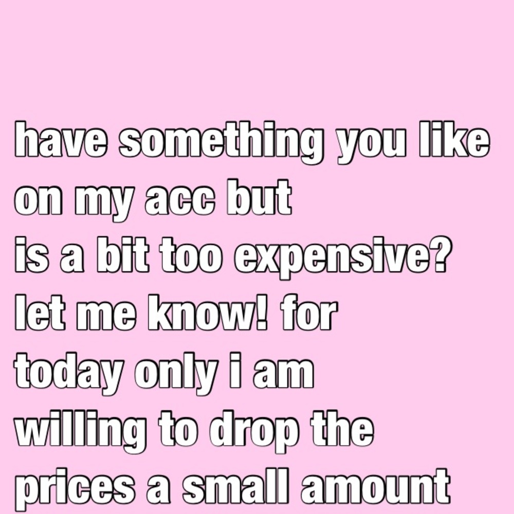 let me know asap!